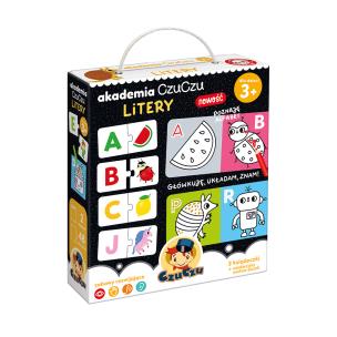 Akademia CzuCzu Litery. Autor: Opracowanie zbiorowe. Multiszop.pl Okładka książki Akademia CzuCzu Litery