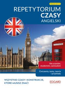 Angielski. Czasy. Repetytorium. Autor: Cieślak Ewelina, Marcin Frankiewicz. Multiszop.pl Okładka książki Angielski. Czasy. Repetytorium