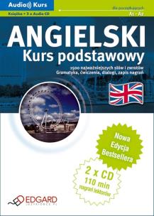 Okładka książki Angielski Kurs Podstawowy +CD