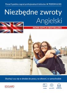 Angielski. Niezbędne zwroty. Autor: Bero Jakub. Multiszop.pl Okładka książki Angielski. Niezbędne zwroty