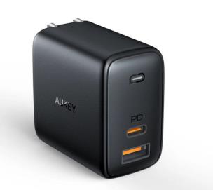 Okładka książki AUEKY PA-B3 BLACK ŁADOWARKA SIECIOWA 65W 2XUSB-C