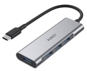 Opakowanie AUKEY CB-C94 HUB USB-C SLIM ALUMINIUM 4XUSB 3.0