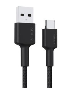 Okładka książki AUKEY CB-CA2 OEM KABEL USB-C QC 2M 3A 60W NYLON