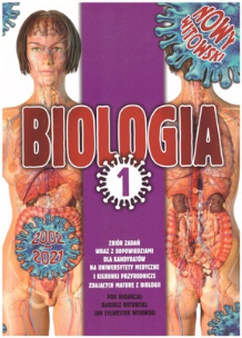 Biologia Zbiór zadań wraz z odpowiedziami Tom 1 2002-2021. Autor: Dariusz Witowski, Jan Sylwester Witowski. Multiszop.pl Okładka książki Biologia Zbiór zadań wraz z odpowiedziami Tom 1 2002-2021