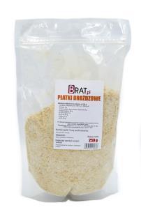 Brat Płatki drożdżowe 250g. Producent: Brat. Multiszop.pl Zdjęcie produktu Brat Płatki drożdżowe 250g