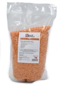 Brat Soczewica czerwona 1kg. Producent: Brat. Multiszop.pl Zdjęcie produktu Brat Soczewica czerwona 1kg