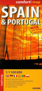 Okładka książki Comfort!map Hiszpania i Portugalia 1:1 100 000