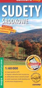 Okładka książki Comfort!map Sudety Środkowe 1:60 000 lam. w.2022