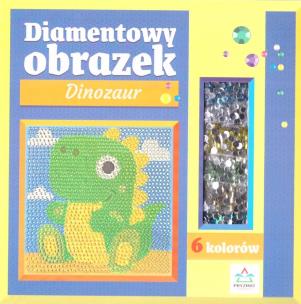 Okładka książki Diamentowy obrazek. Dinozaur