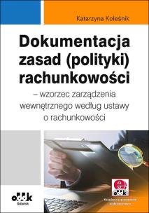 Okładka książki Dokumentacja zasad (polityki) rach/RFK1456e