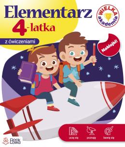 Okładka książki Elementarz 4 latka z ćwiczeniami
