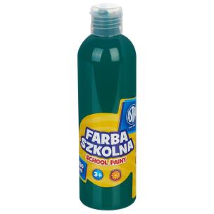 Opakowanie Farba szkolna ciemno zielona 250ml ASTRA