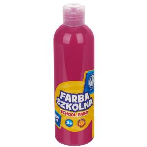 Opakowanie Farba szkolna różowa 250ml ASTRA