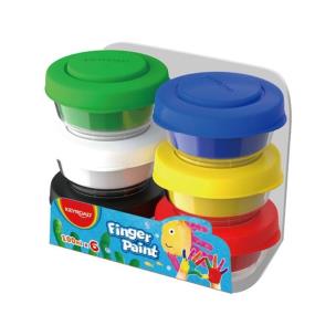 Opakowanie Farby do malowania palcami Keyroad 6 sztuk