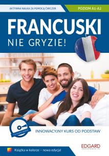 Francuski nie gryzie! Nowa edycja. Autor: Klaudyna Banaszek. Multiszop.pl Okładka książki Francuski nie gryzie! Nowa edycja