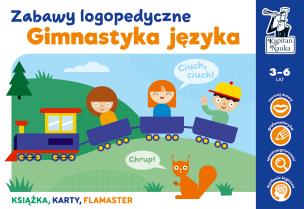 Okładka książki Gimnastyka języka Zabawy logopedyczne