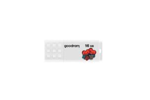 Okładka książki GOODRAM FLASHDRIVE 16GB USB 2.0 UME2  WHITE VALENTINE
