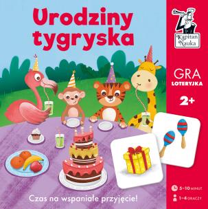 Okładka książki Gra Urodziny tygryska Kapitan Nauka