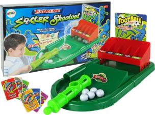 Gra Zręcznościowa Wyrzutnia Piłek Karty Piłka Nożna Punkty. Wydawca: Lean Toys. Multiszop.pl Opakowanie Gra Zręcznościowa Wyrzutnia Piłek Karty Piłka Nożna Punkty