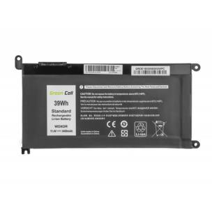 Okładka książki GREEN CELL BATERIA DE150 WDX0R WDXOR DO DELL INSPIRON 13 5378 5379 14 5482 15 5568 5578 5579 7560 7570 17 5770 3400MAH 11.4V