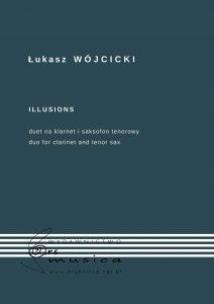 Okładka książki Illusions - duet na klarnet i saksofon tenorowy