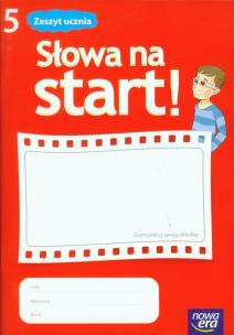 Okładka książki J. Polski SP 5 Słowa na start Zeszyt w.2013 NE