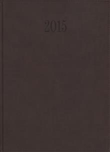 Opakowanie Kalendarz 2015 Książkowy Tygodniowy A4 z obszyciem TUCSON brązowy