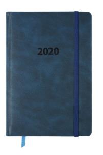 Opakowanie Kalendarz 2020 książkowy A5 tygodniowy Lux granatowy