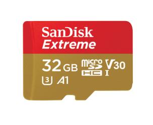 Opakowanie Karta pamięci SanDisk Extreme SDSQXAF-032G-GN6MA (32GB; Class U3; Adapter)