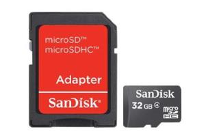 Opakowanie Karta pamięci SanDisk SDSDQM-032G-B35A (32GB; Class 4)