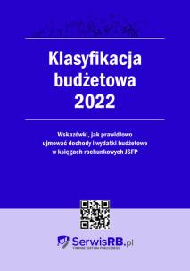 Okładka książki Klasyfikacja budżetowa 2022