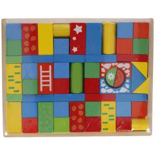 Opakowanie Klocki drewniane 53 elementy