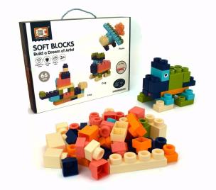 Opakowanie Klocki miękkie 66 elementów