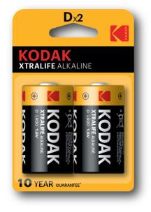 Okładka książki KODAK BATERIE ALKALICZNE XTRALIFE ALK.LR20 'D' BLISTER [KPL=2SZT]