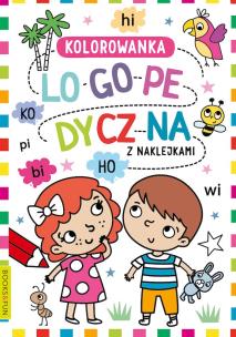 Okładka książki Kolorowanka logopedyczna z naklejkami 3