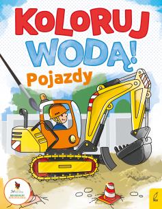 Okładka książki Koloruj wodą Pojazdy