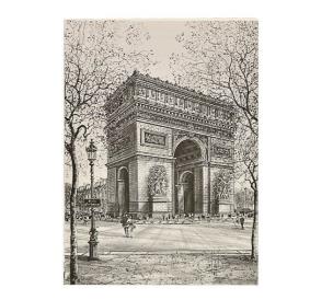 Opakowanie Kołoszkicownik 25k A3, łuk triumfalny