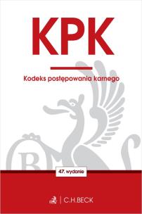 Okładka książki KPK. Kodeks postępowania karnego wyd. 47