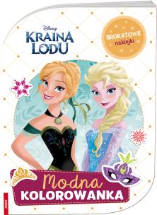 Okładka książki Kraina lodu. Modna kolorowanka