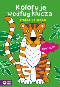 Okładka książki Kropka do kropki. Koloruję według klucza