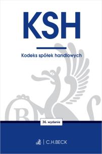 Okładka książki KSH. Kodeks spółek handlowych wyd. 36
