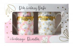 Opakowanie Kubek komplet Q 876 Dzień Babci i Dziadka 2022