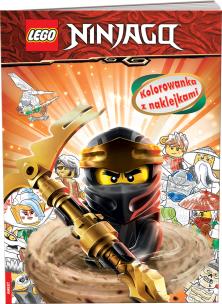 Okładka książki Lego Ninjago Kolorowanka z naklejkami