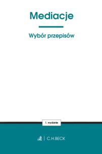Okładka książki Mediacje. Wybór przepisów