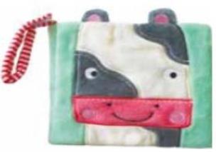 Okładka książki Moja mięciutka książeczka z uszkami - krowa