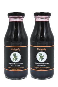 Na jagody Sok z jagody kamczackiej 330ml x 2 szt. Producent: Na jagody. Multiszop.pl Zdjęcie produktu Na jagody Sok z jagody kamczackiej 330ml x 2 szt