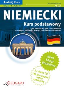 Okładka książki Niemiecki Kurs podstawowy + CD A1-A2