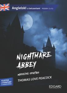 Okładka książki Nightmare Abbey. Adaptacja klasyki z ćwiczeniami