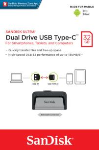 Opakowanie Pendrive SanDisk SDDDC2-032G-G46 (32GB; USB 3.1; kolor czarny)