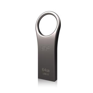 Okładka książki Pendrive Silicon Power Jewel J80 64GB USB 3.2 Cynk Titanium